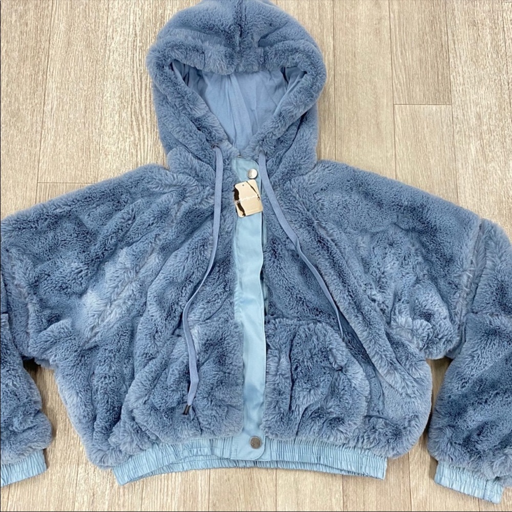 Free People Movement Soft Hoodie In Blue - Picture 2 of 5